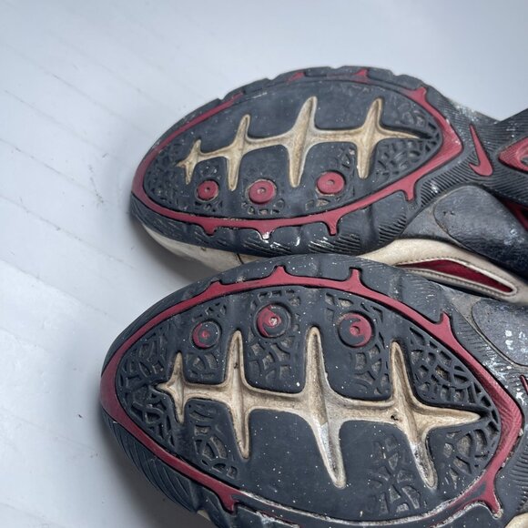 Y2K Nike Impax Atlas 3 Men's Shoes Red/Gray/White Running Size 11 Read* - Picture 6 of 16